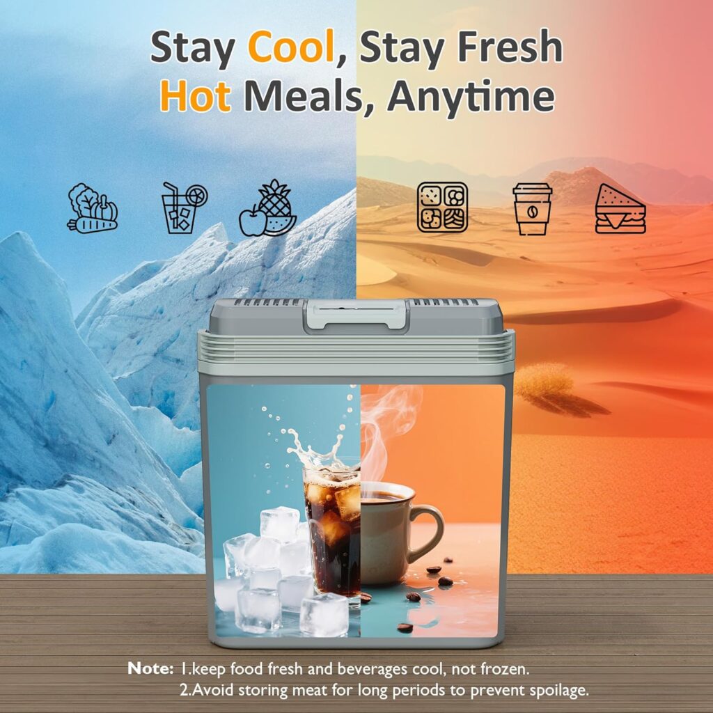 Electric Cooler & Warmer with Handle